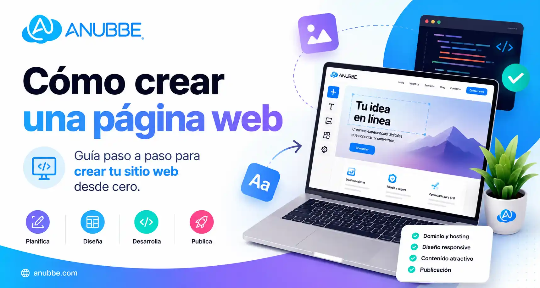 Cómo crear una página web profesional paso a paso