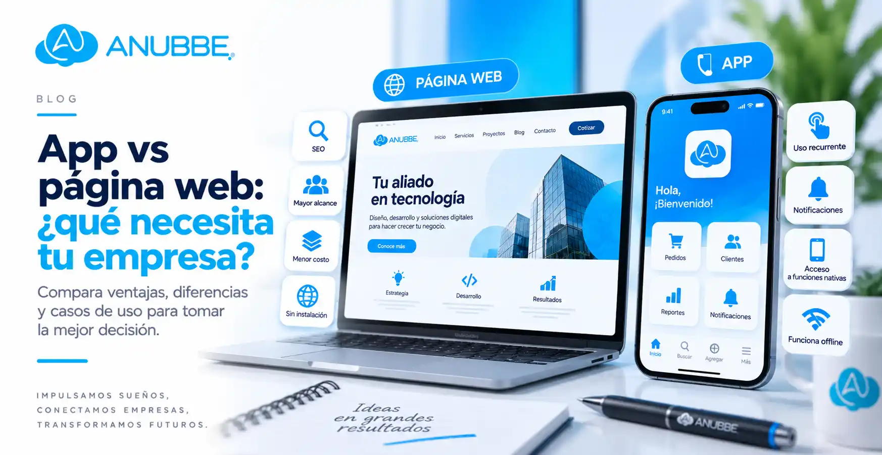 App vs página web: ¿qué necesita tu empresa?